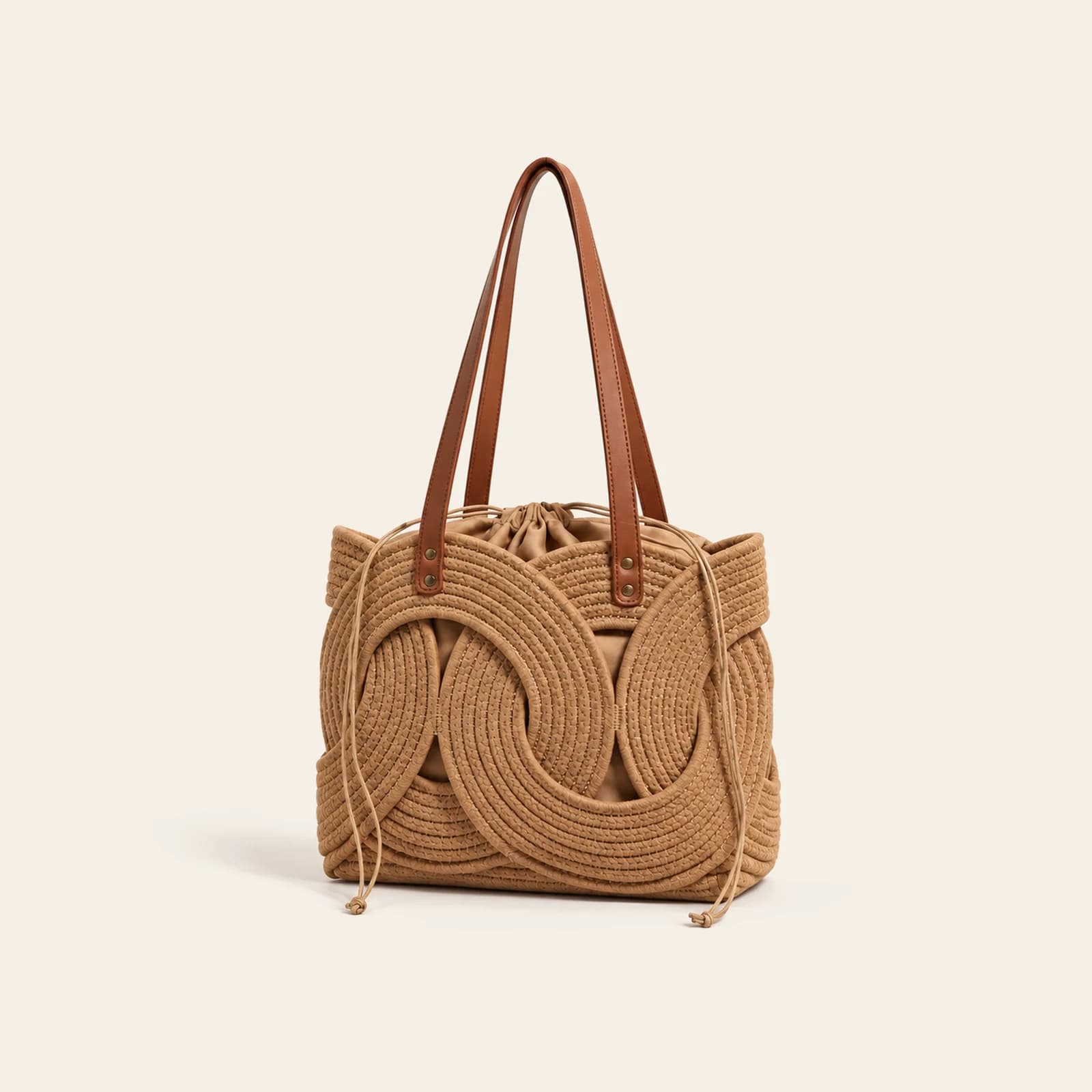 Ischia Rope Tote — Brown